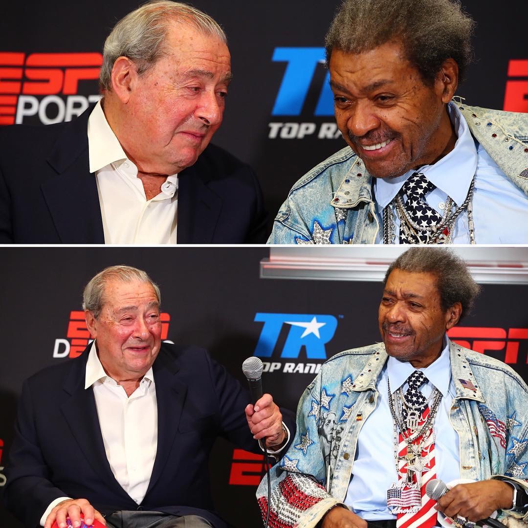 Together Again: Hall of Fame Promoters Bob Arum and Don King Talk Boxing with ESPN’s Mark Kriegel