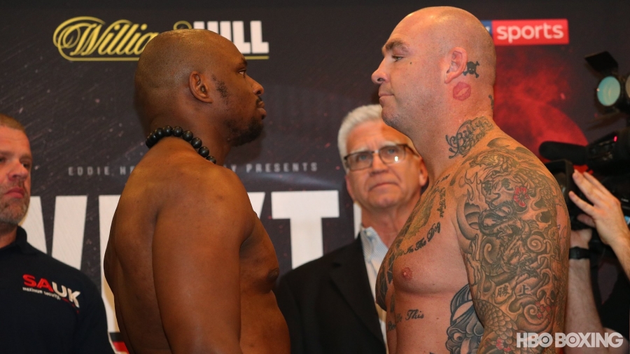 Dillian Whyte vs. Lucas Browne Weigh-In Results & Photos