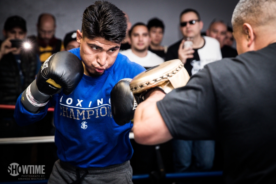 Mikey Garcia vs. Sergey Lipinets Media Workout Quotes & Photos