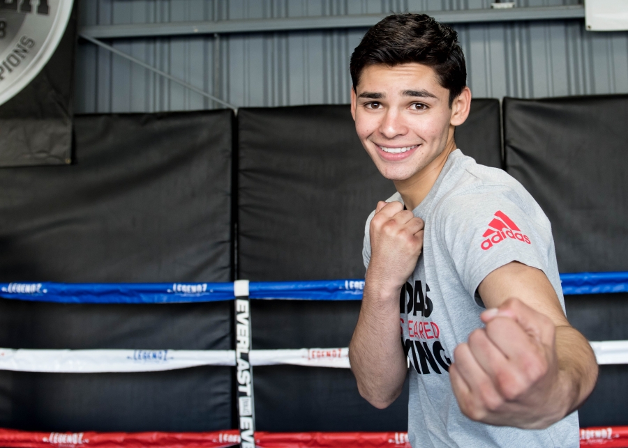 Ryan Garcia Media Workout Photos & Quotes