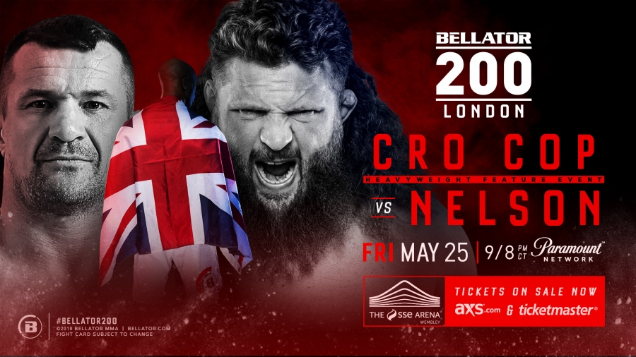 Mirko Cro Cop Against Roy Nelson Added to Bellator 200 in London on May 25