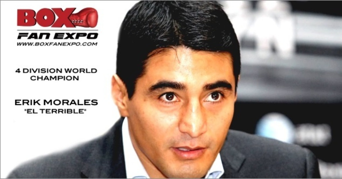 Erik Morales Confirmed for Box Fan Expo on May 5