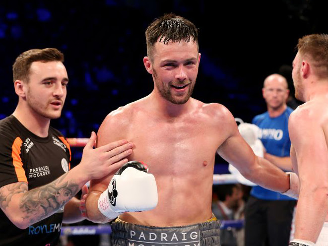 Rising Super Middleweight Padraig Mccrory Signs up With MTK Global