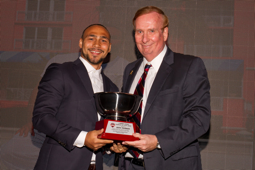 Keith Thurman Receives the ‘Champion for Youth’ Award From Clearwater for Youth Organization
