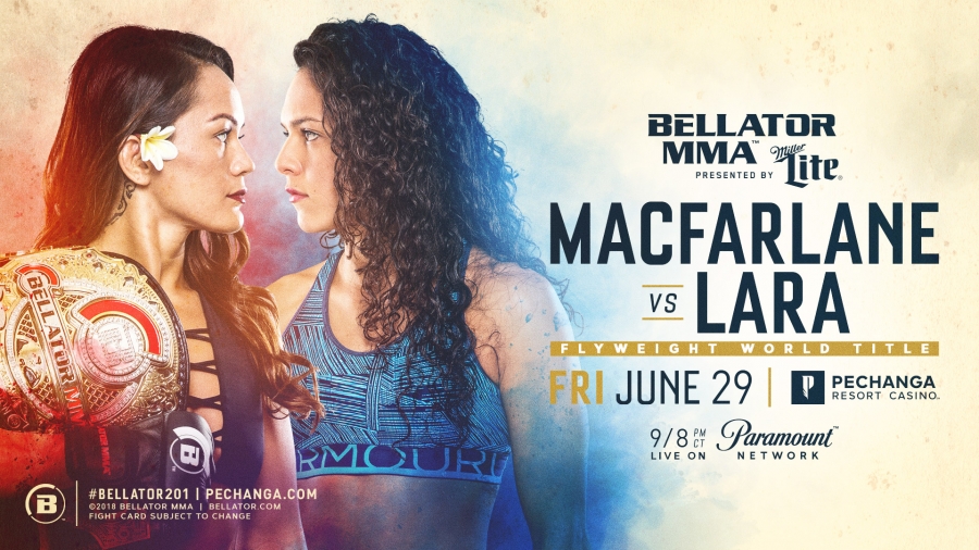 Ilima-Lei Macfarlane Makes First Flyweight Title Defense Against Alejandra Lara at Bellator 201