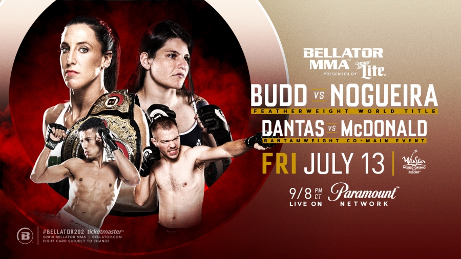 Bellator 202: Julia Budd vs. Talita Nogueira on July 13