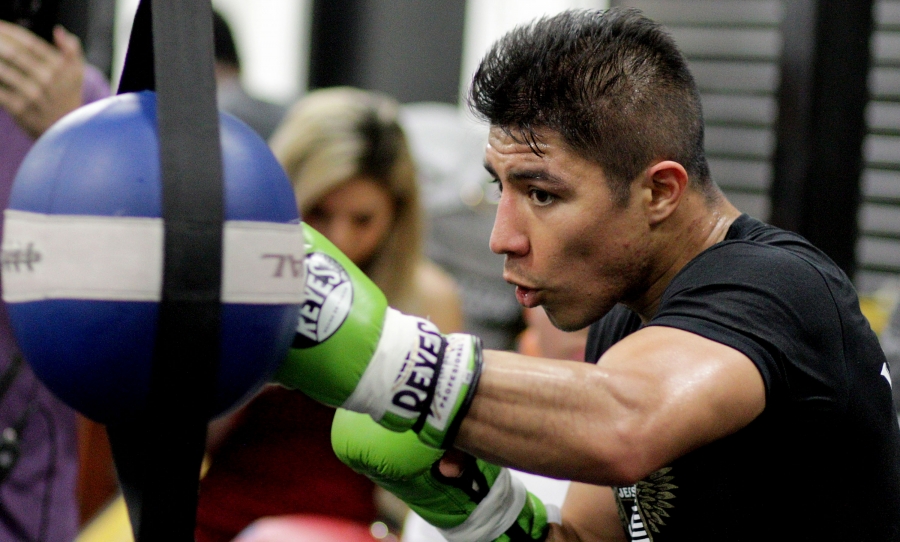 Jessie Vargas Las Vegas Media Workout Quotes & Photos