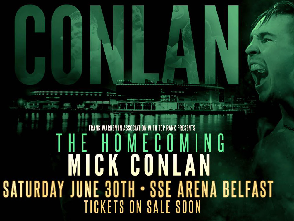 Conlan Books Dream Belfast Homecoming Bout