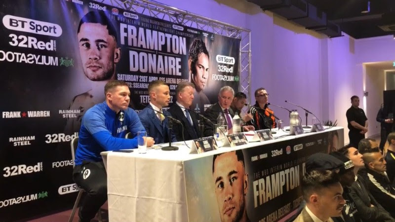 Frampton: Donaire Is My Most Illustrious Opponent