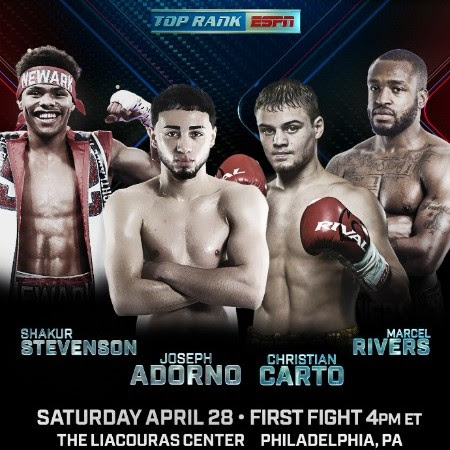 Philly Fight Night: Olympic Medalists, Local Talent Headline April 28 Undercard at Temple’s Liacouras Center