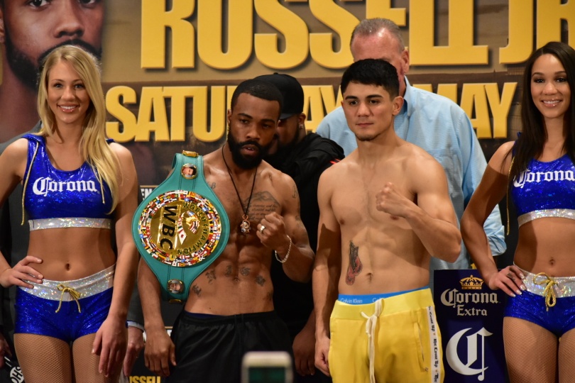 Gary Russell Jr. vs. Joseph Diaz Jr. Weigh-In Results & Photos