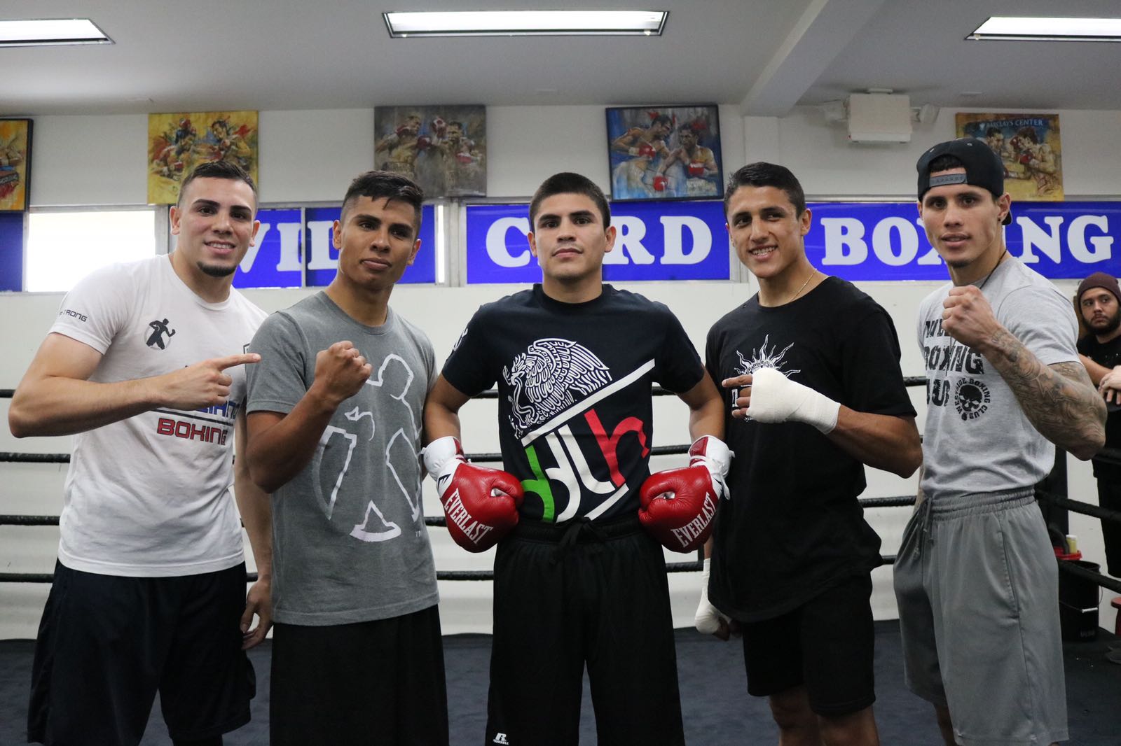 Diego De La Hoya and Mercito “No Mercy” Gesta Los Angeles Media Workouts