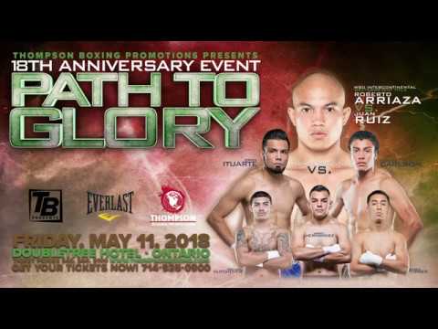 Roberto Arriaza Defends Title on Thompson Boxing’s Anniversary Show this Friday