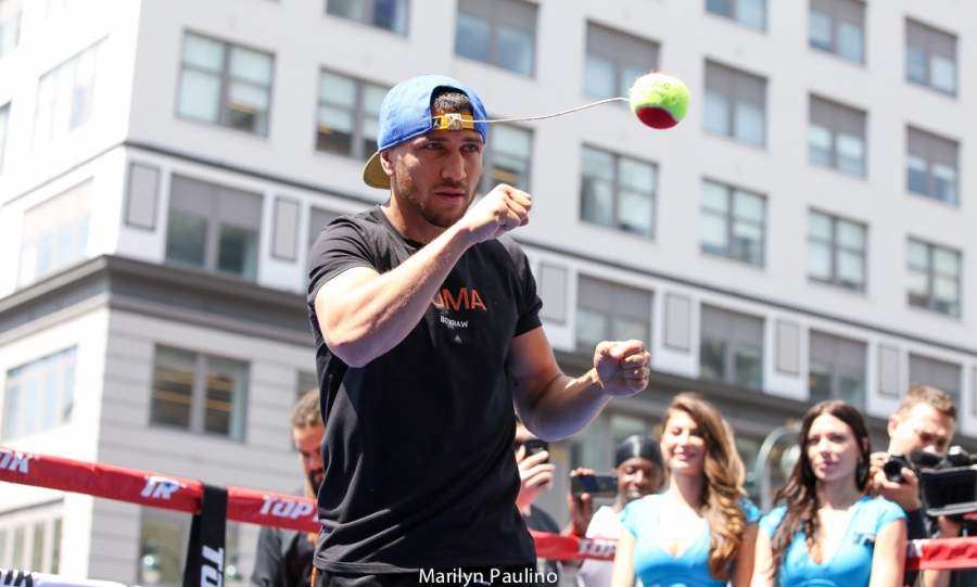 Media Workout Notes & Quotes: Lomachenko and Linares Hit the Streets of NYC