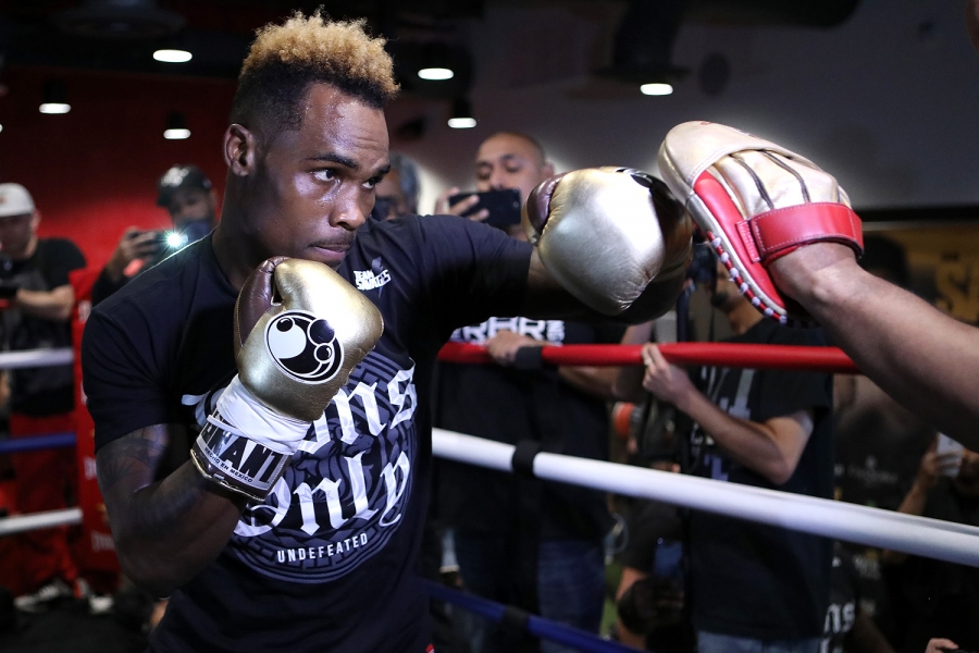 Jermell Charlo Los Angeles Media Workout Quotes & Photos