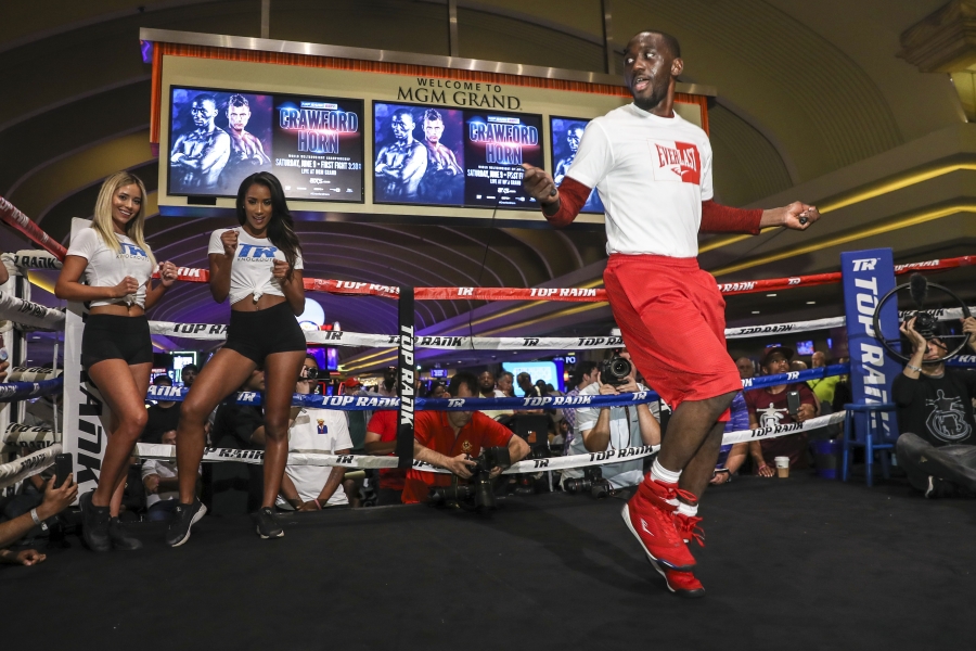 Media Workout Notes & Quotes: Crawford and Horn Prepare for Las Vegas Showdown