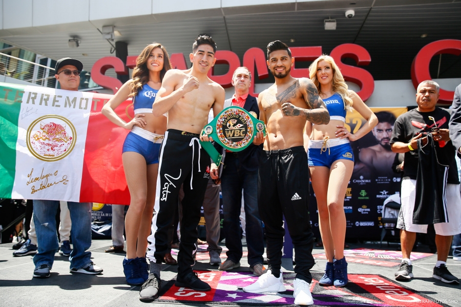 Santa Cruz vs. Mares 2 Weigh-In Results, Quotes & Photos