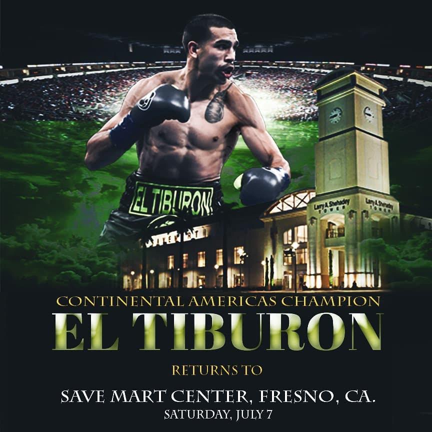 Andy Vences Returns July 7 in Fresno