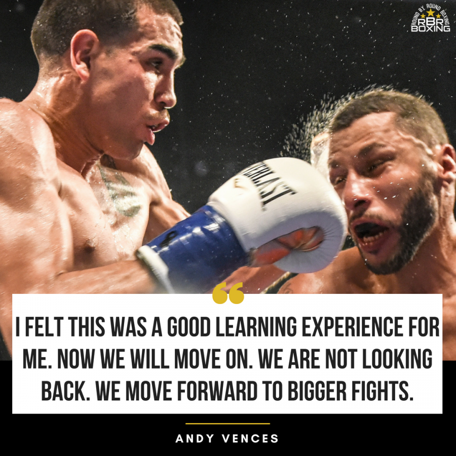 ANDY VENCES WINS ON ESPN