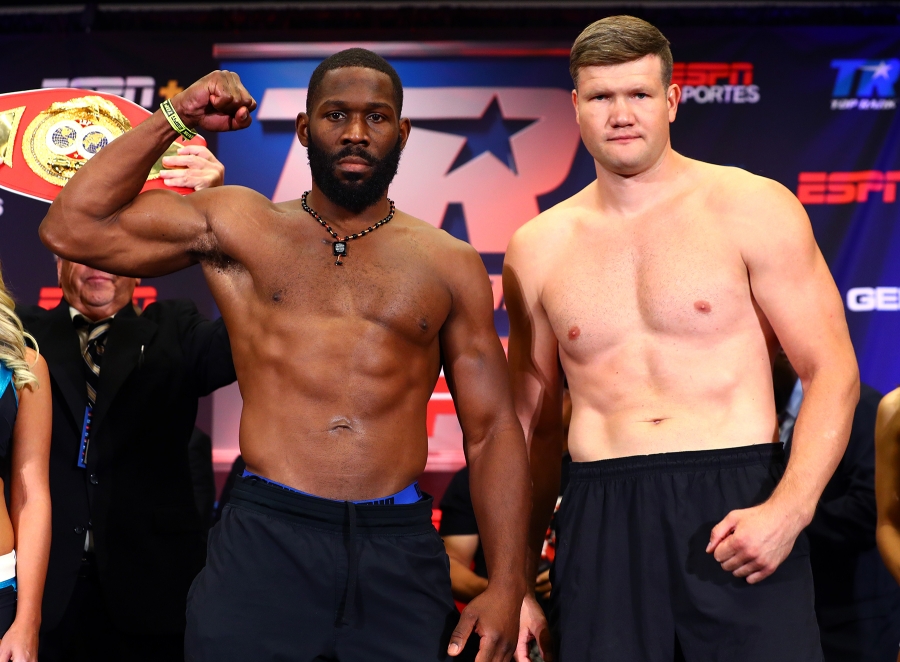 Weigh-In Results: Jennings vs. Dimitrenko / Hart vs. Gavronski