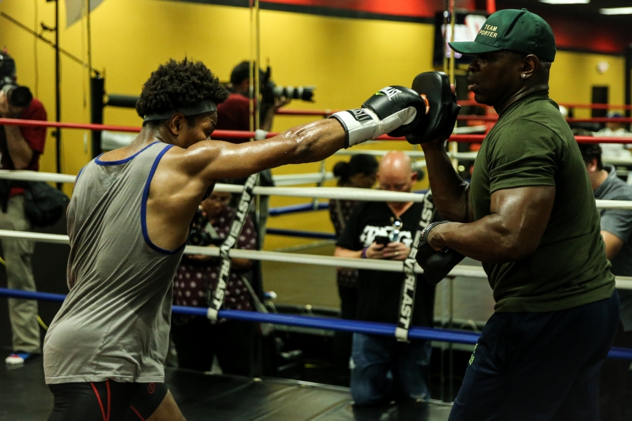 Shawn Porter Las Vegas Media Workout Quotes & Photos