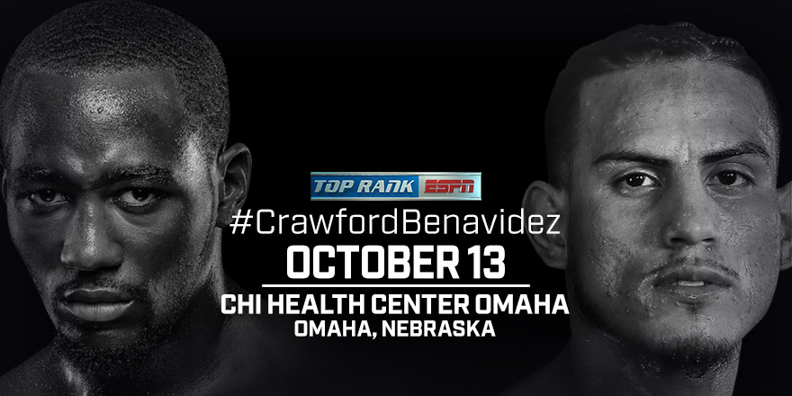 October 13: Welterweight Champion Terence Crawford to Make Hometown Title Defense Against Jose Benavidez Jr. on ESPN