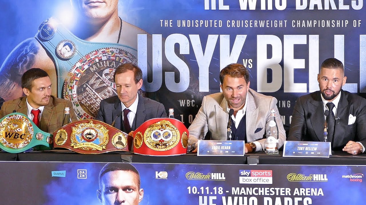 Oleksandr Usyk vs. Tony Bellew Full Press Conference (Video)