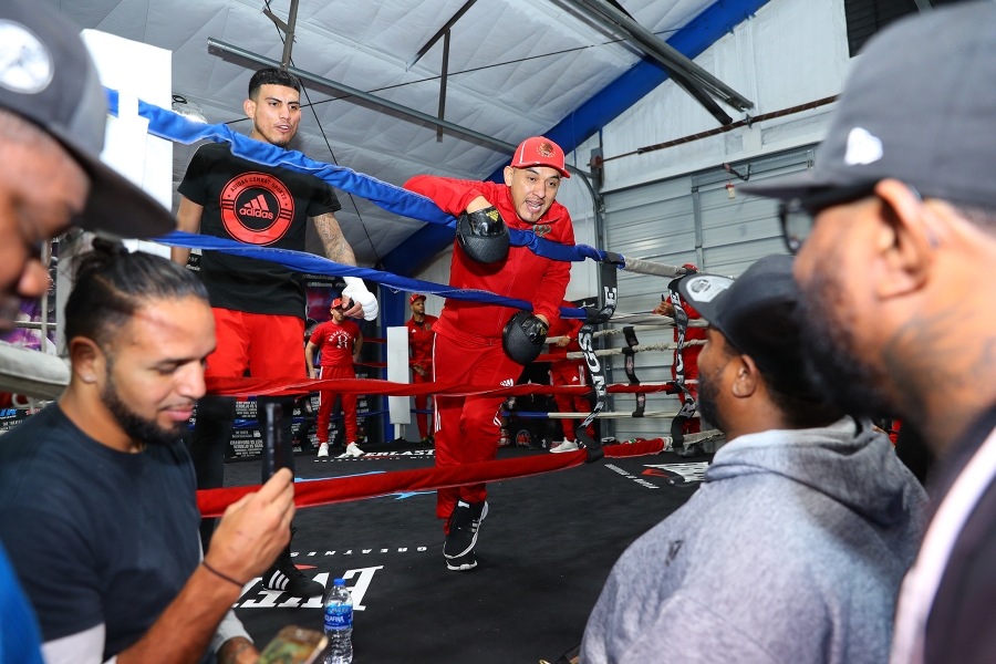Media Workout: Terence Crawford Readies for Homecoming Bout Against Jose Benavidez Jr.