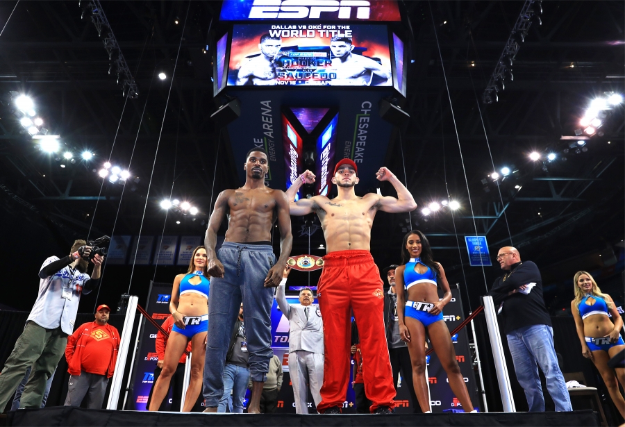 Weigh-In Results: Hooker vs. Saucedo