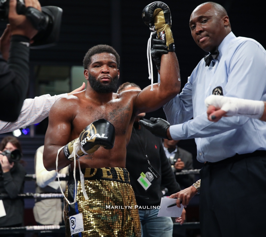 Denis Douglin Scores 6th Round Knockout of Saul Roman