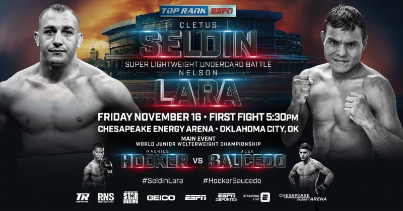 Hooker vs. Saucedo: Cletus Seldin Returns on ESPN+ November 16 in Oklahoma