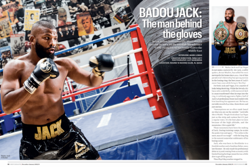Badou Jack Featured in Men’s Health Middle East