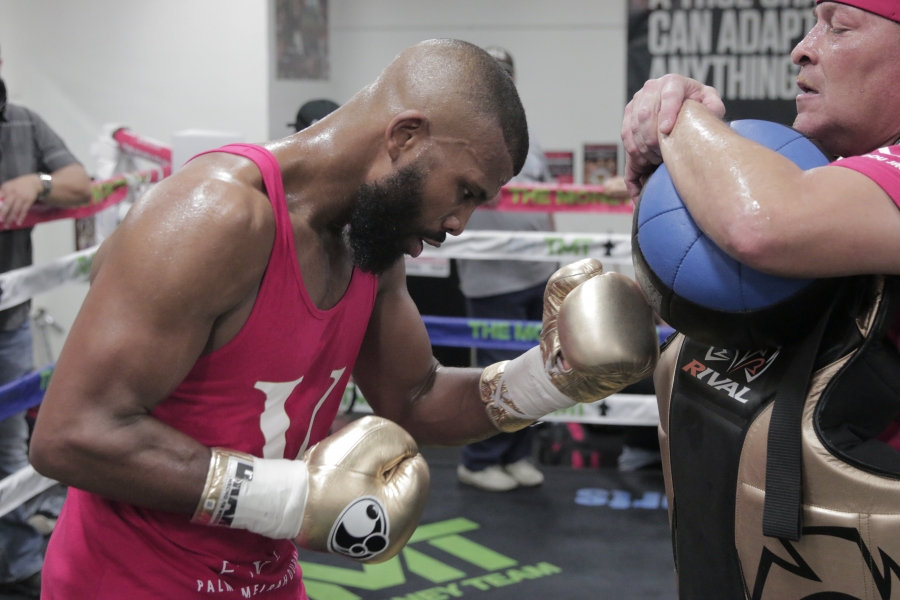 Badou Jack Las Vegas Media Workout Quotes & Photos