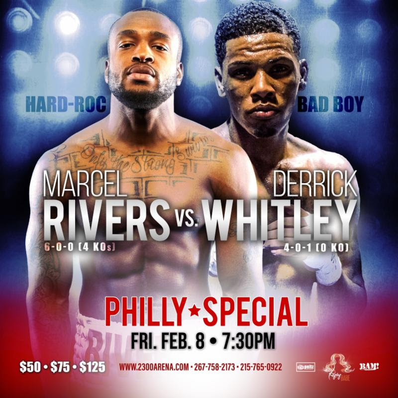 Philly Special Undercard Features Rivers vs. Whitley