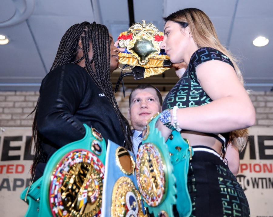 Claressa Shields vs. Christina Hammer NYC Press Conference Quotes & Photos