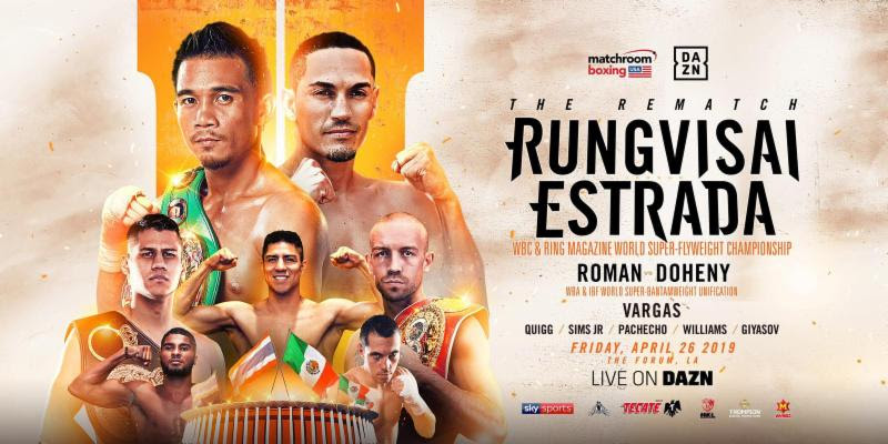 Danny Roman vs. TJ Doheny World Title Unification Bout Set for April 26