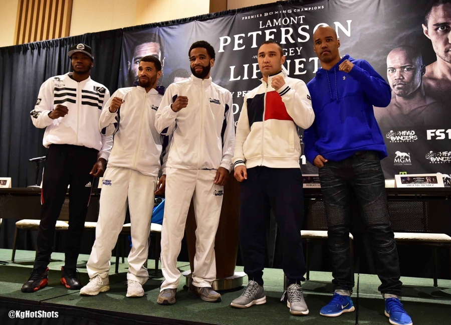 Lamont Peterson vs. Sergey Lipinets Final Press Conference Quotes & Photos