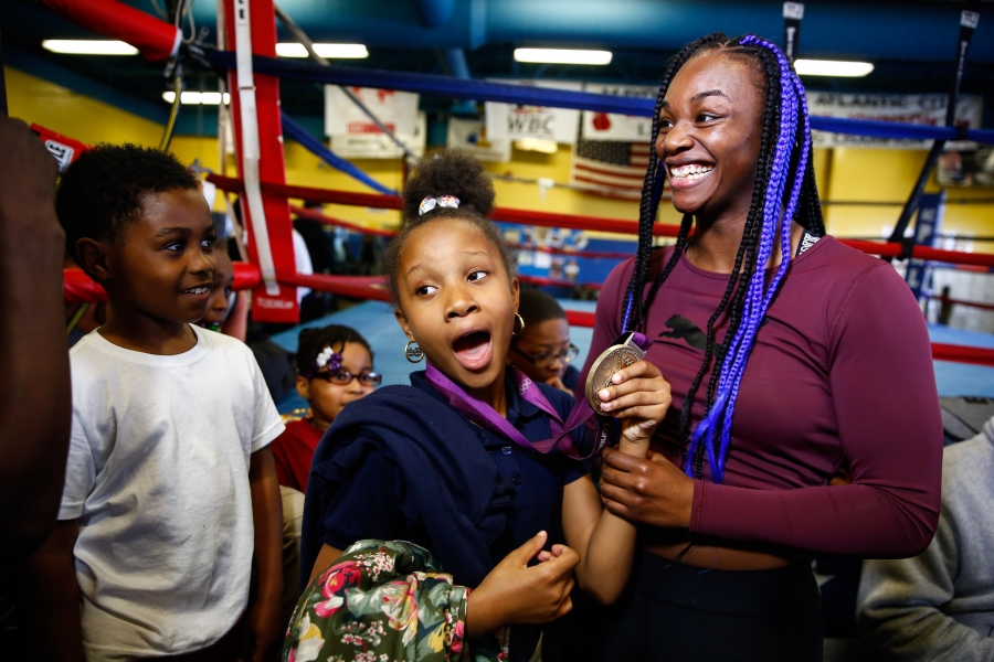 Shields and Hammer Give Back to AC Youth