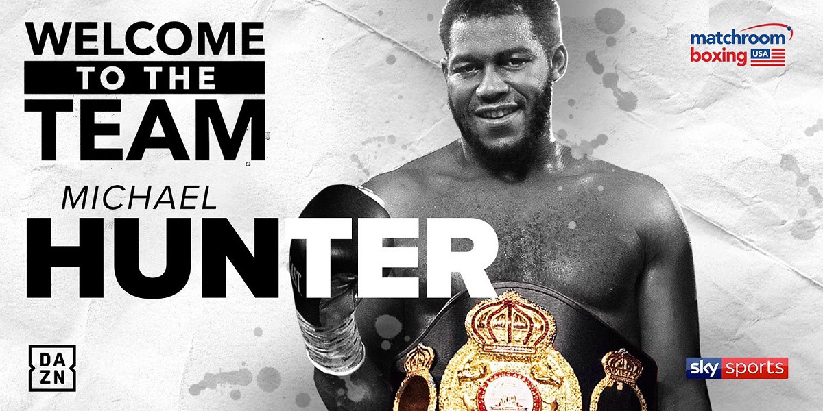 Hunter Signs Promotional Deal With Matchroom Boxing USA