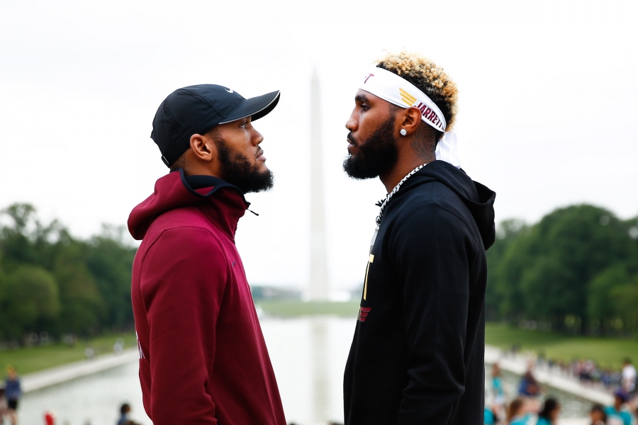 Jarrett Hurd & Julian Williams Meet at National Mall & Lincoln Memorial Ahead of PBC Showdown