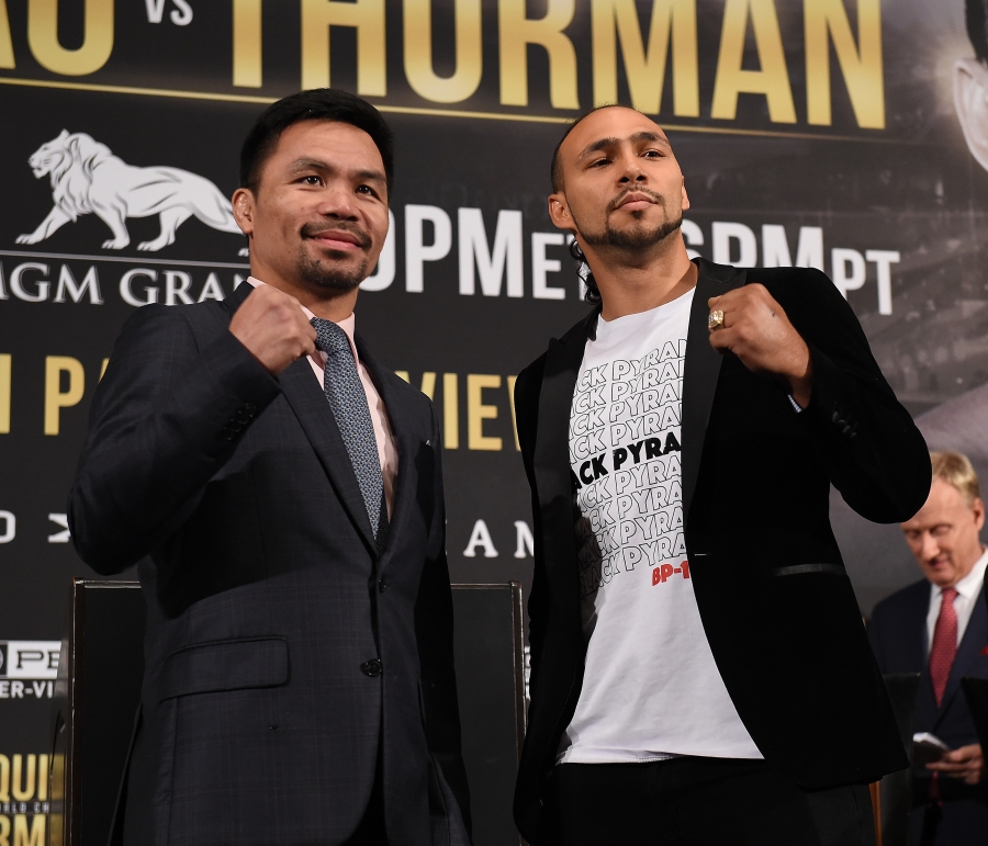 Pacquiao vs. Thurman: Both Fighters Promise Big Things on July 20