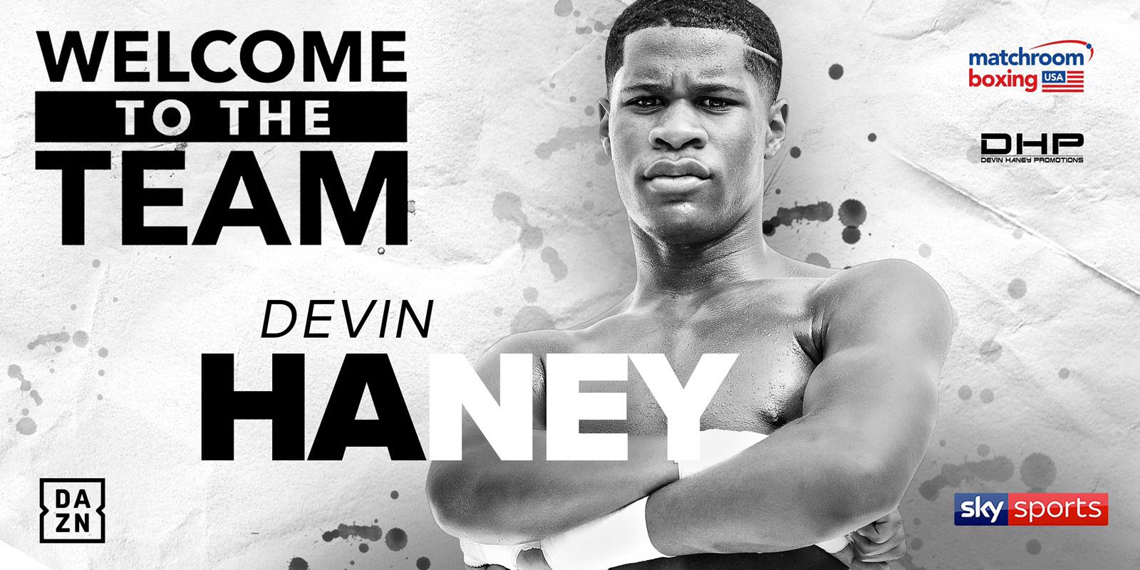 Devin Haney Signs With Matchroom Boxing USA