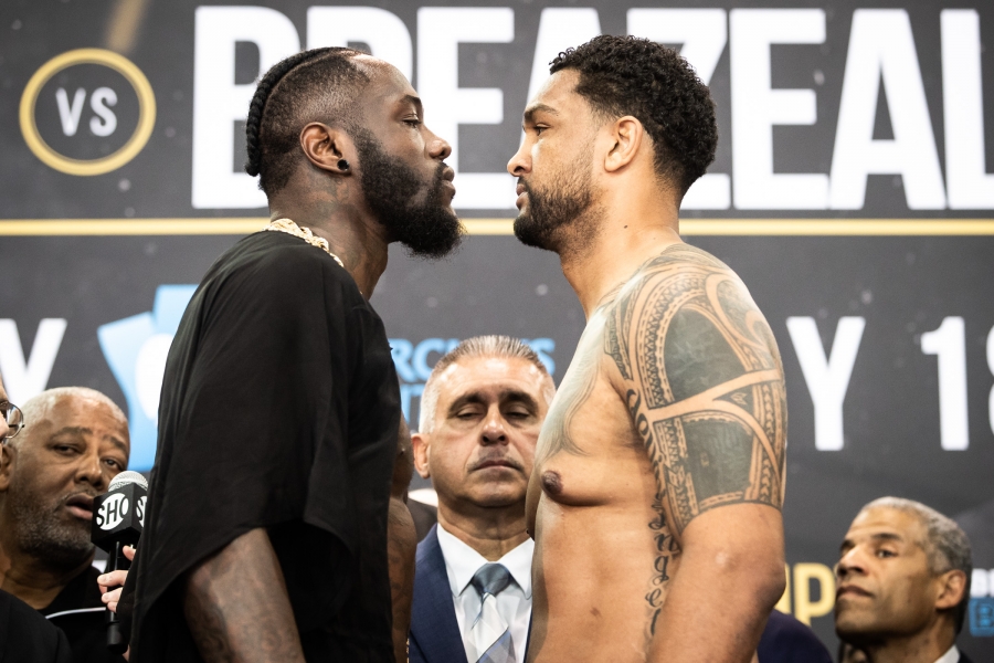Deontay Wilder vs. Dominic Breazeale Weigh-In Results & Photos