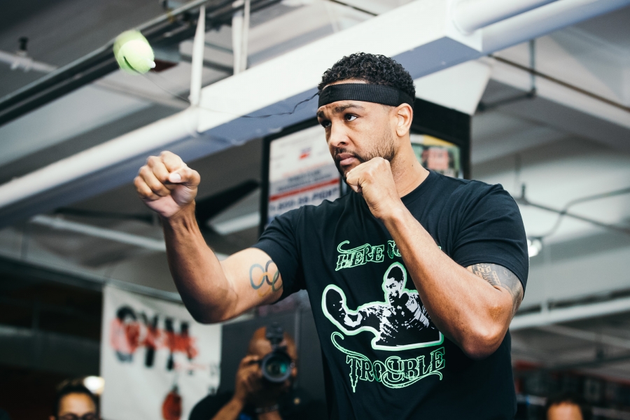 Dominic Breazeale, Gary Russell Jr. & More Fight Week Media Workout Quotes & Photos