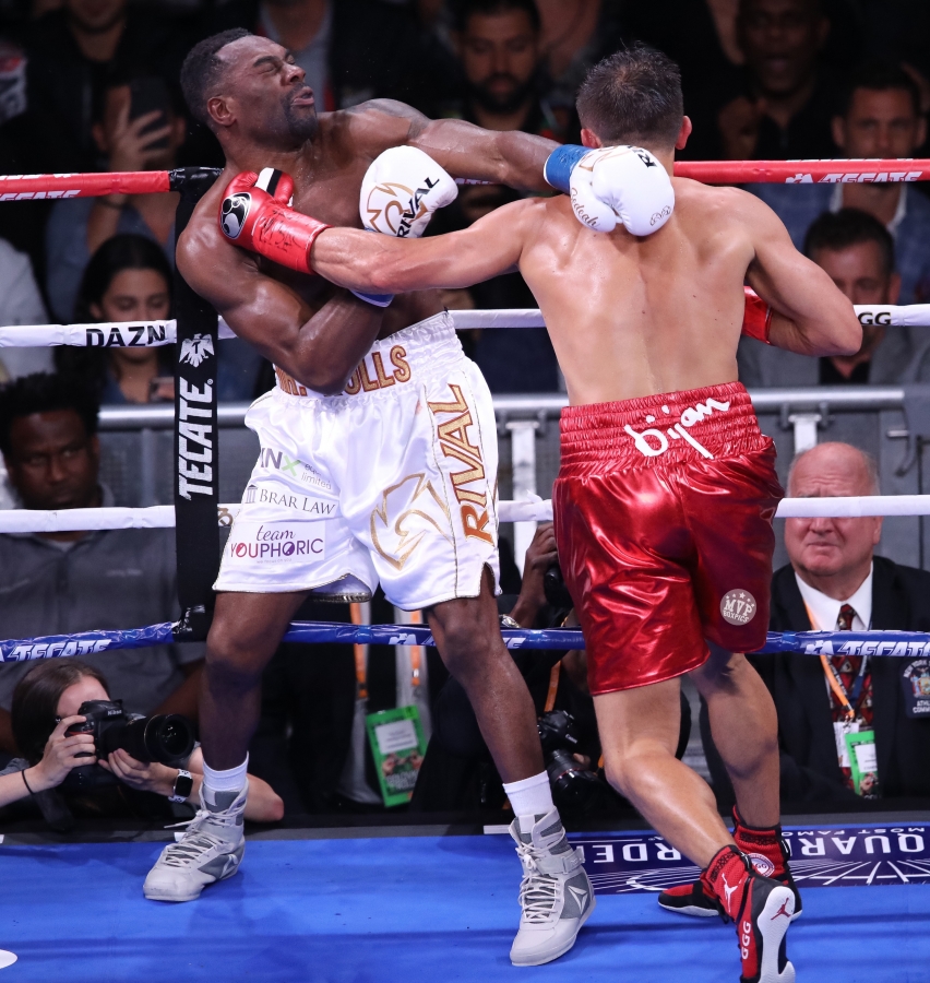 GGG Rolls Over His Opponent