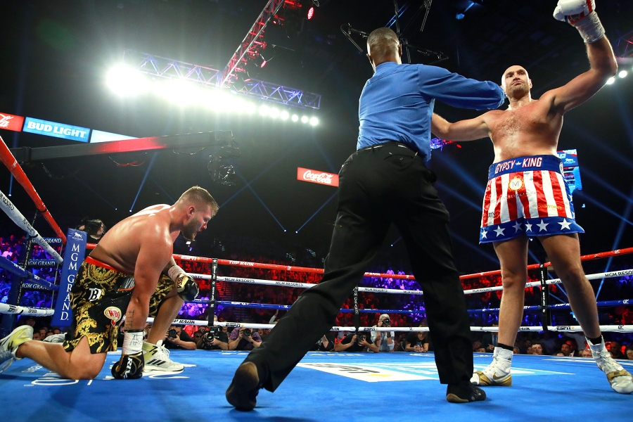 Tyson Fury Utterly Dominates Schwarz and Stops Him in 2
