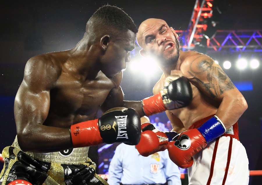 Richard Commey Floors Raymundo Beltran Four Times and Stops Him in the 8th