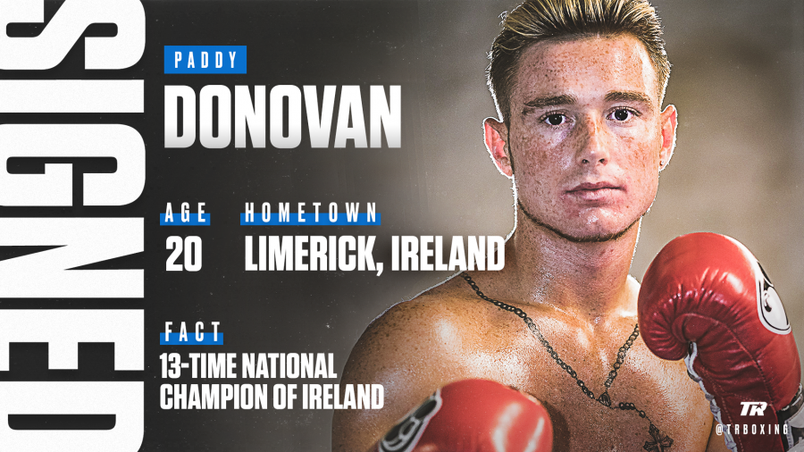 Top Rank Signs Irish Amateur Sensation Paddy Donovan