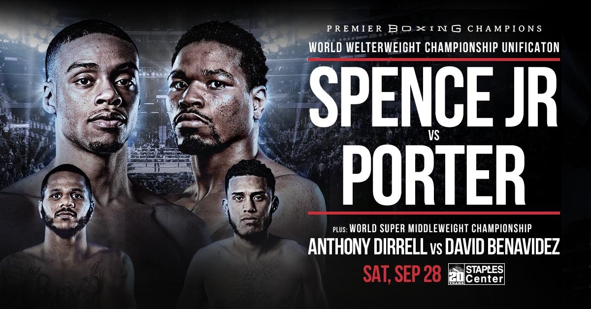 Errol Spence Jr. vs. Shawn Porter Officially Set for September 28