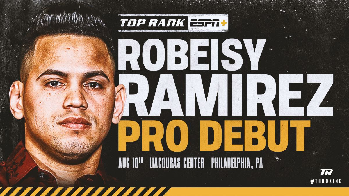 2-Time Olympic Gold Medalist Robeisy Ramirez to Make Pro Debut August 10